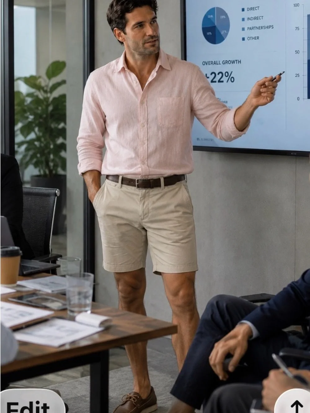 J. Crew Beige Flat-Front Chino Shorts